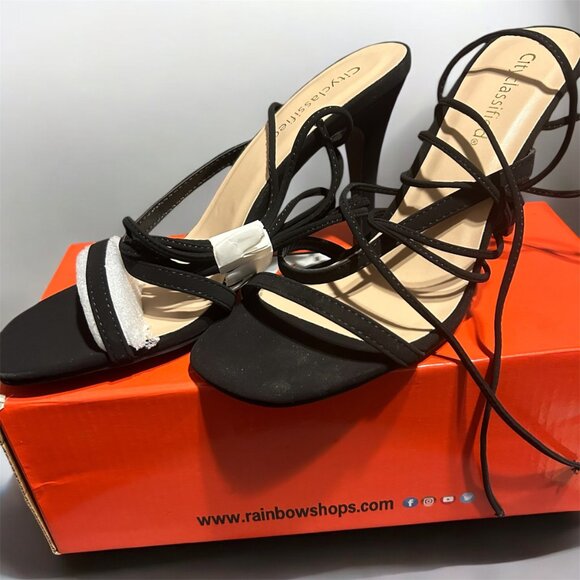 CITY CLASSIFIED WOMEN SHOES SIZE 8 1/2 COLOR BLACK - Picture 2 of 7